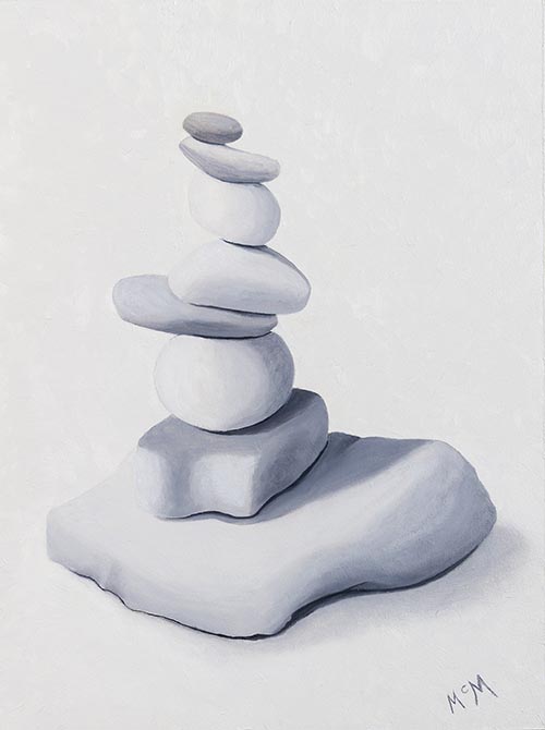 White Cairn by Garry McMichael